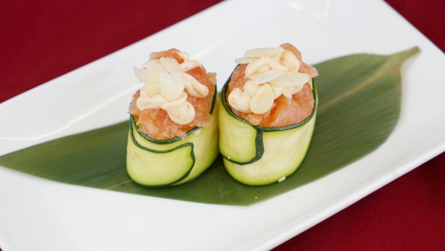 GUNKAN SALMON Y CALABACIN    /2PZS